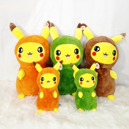 Pikachu（Stretch Cotton） SoftToys/PlushToys/KidsToys 60cm 毛料皮卡丘太空棉娃娃玩具公仔60厘米 Patung Beruang